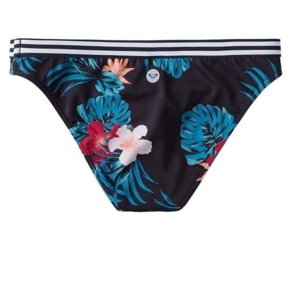 NWT Roxy Girls Island Floral Banded Bikini Bottoms - Picture 2 of 4